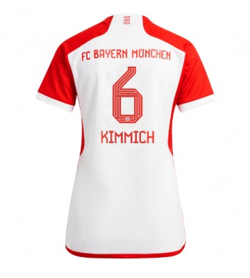 Bayern Munich Joshua Kimmich #6 Hjemmebanetrøje Dame 2023-24 Kort ærmer